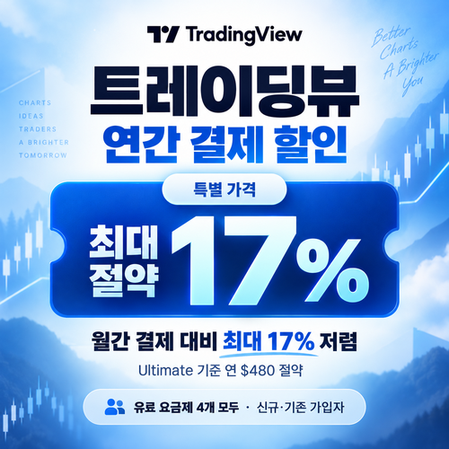 트레이딩뷰 연간 결제 할인 할인코드